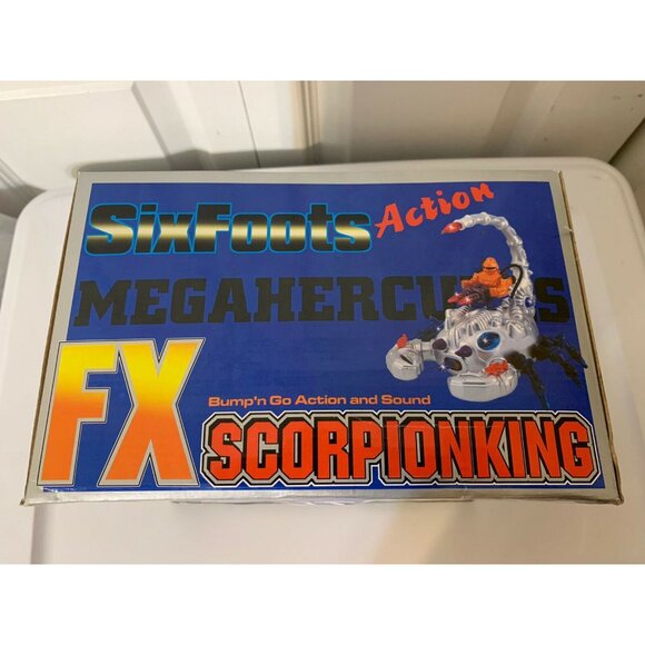 RARE VINTAGE 90'S SPACE SIX LEG FX SCORPION‎ KING FIGHTER ROBOT CHINA NEW… - Picture 5 of 6